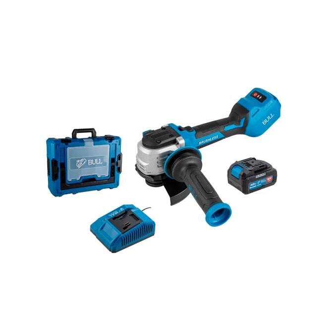 Аккум. углошлифмашина BULL CSG 1812-1 SR Xcase XLTpro 1x4 Ач БЕСЩЕТ